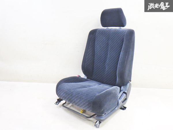 【ガタツキ無し】トヨタ 純正 JZX100 チェイサー 後期 フロント シート 左 左側 助手席側 シートレール ベルトキャッチ付 即納 棚2F-E-1拍卖