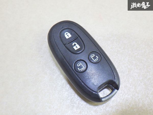 【保証付!!】スズキ 純正 キーレス リモコンキー 4ボタン 実働車外し カギ 鍵 キー 即納 棚A-6-2拍卖