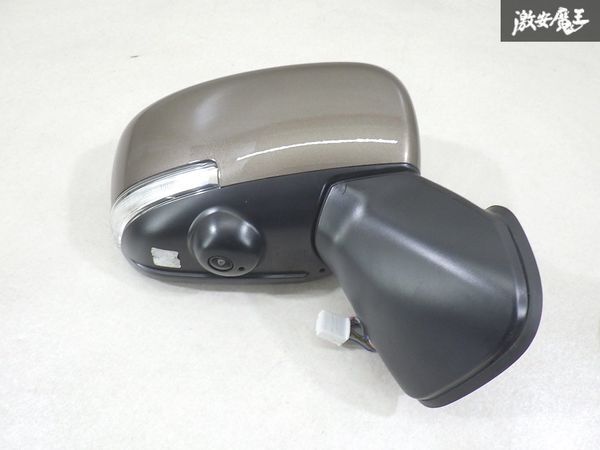 【ストア出品】 スズキ 純正 MR52S ハスラー ドアミラー サイドミラー ウインカー カメラ 片側のみ 12ピン ブラウンメタ系 即納 棚7-1拍卖
