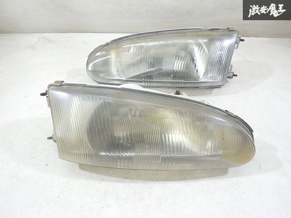 【レンズ割れ無し!!】 三菱 純正 CA1A ミラージュ ハロゲン ヘッドランプ ヘッドライト 片側のみ KOITO 100-37776 棚18-3拍卖