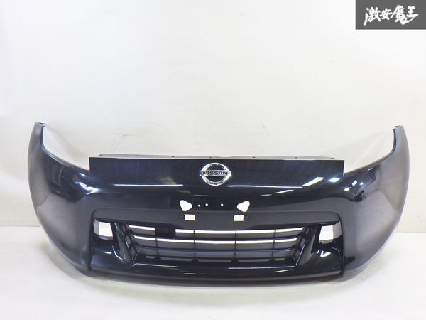 【割れ無し】日産 純正 Z34 フェアレディZ フロントバンパー 黒パール 62022 1EAOH 即納 62022 1EVOH 即納 棚2F-G-9拍卖