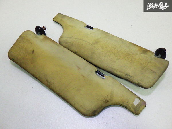 【ストア出品】 トヨタ 純正 AE86 トレノ レビン サンバイザー 内装 バイザー 左右 セット 日よけ ミラー付き 即納 在庫有 棚2-2-1拍卖