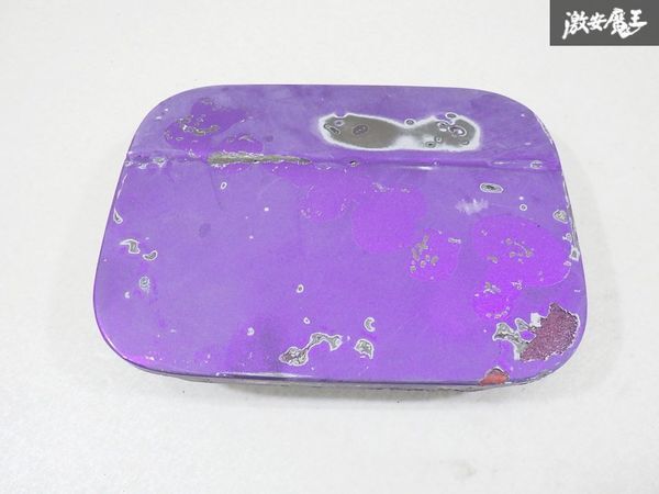 【破損無し! 可動部固着無し!! 】日産 純正 S13 シルビア 給油口 フューエルリッドカバー 蓋 フタ パープル系 RPS13 180SX 即納 棚9-2-B拍卖