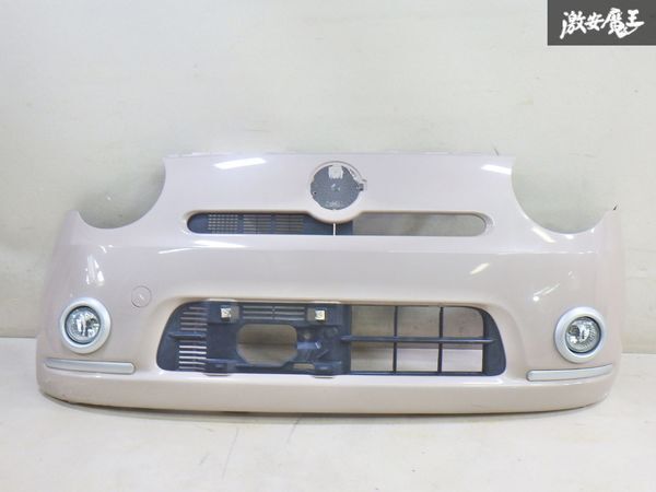 【割れ無し】 ダイハツ 純正 2010年 L675S L685S ミラココア フロントバンパー フォグランプ付き カラーT24 52119L780 即納 棚2F-G-2拍卖