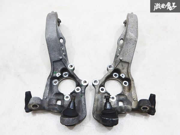 日産 純正 Z33 フェアレディZ フロント アルミ ナックル 左右 AL5 L/R 曲がり無し 2WD V35 加工用ベースに NISSAN JDM 棚拍卖