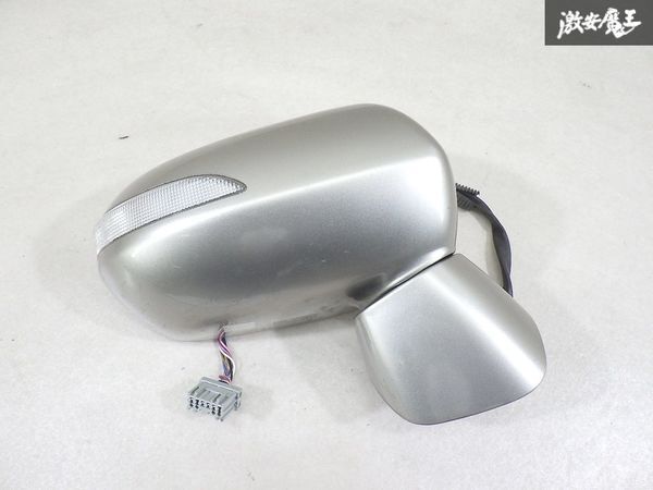 【実働外し 保証付】 ホンダ 純正 GD1 GD2 GD3 フィット 2006年 ドアミラー 片側のみ 7ピン シルバー系 即納 棚11-4拍卖