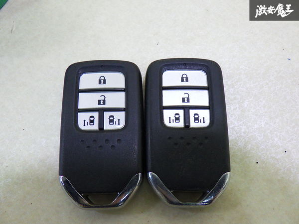 【保証付!!】 HONDA ホンダ 純正 キーレス リモコンキー 4ボタン 実働車外し 電動スライドドア 在庫有 カギ 鍵 キー 即納 棚拍卖
