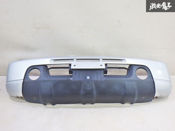 スズキ純正 JB23W フロントバンパー ロアカバーセット 71712-81AA0 アンダーカバー 素地 シルバーメタリック系 即納 棚2F-G-3拍卖