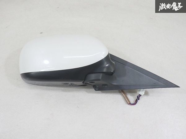 【保証付】 スバル 純正 GH3 インプレッサ ハッチバック 2006年 ドアミラー 片側のみ 7ピン ホワイトパール系 GH2 GH6 GH7 GH8 棚13-1拍卖