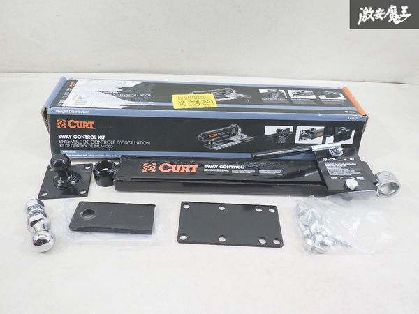 【未使用】 CURT トレーラー アンチ スウェイ バー コントロール キット 17200 Trailer Anti-Sway Bar Control Kit 17200-PK1C-RB 棚拍卖