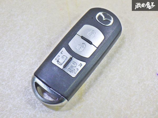 【保証付!!】マツダ 純正 キーレス リモコンキー 4ボタン 両側パワースライドドア 実働車外し 在庫有 AA0828 カギ 鍵 キー 即納 棚A-6-2拍卖