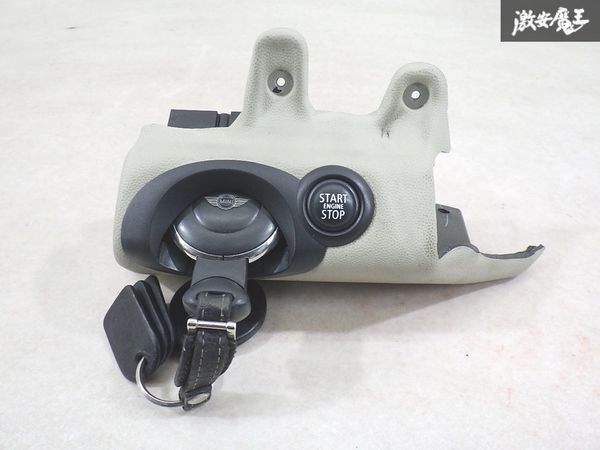 【実働外し ストア出品】 BMW ミニ 純正 R56 ミニクーパー S 2012年 キーシリンダー 単体 9231739 ベージュ系 即納 内装 棚9-2-C拍卖