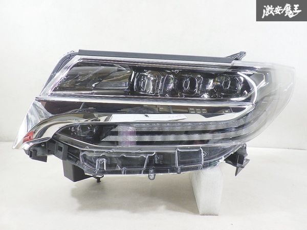トヨタ 純正 AGH30W AGH35W GGH30W GGH35W アルファード 後期 3眼 LED ヘッドライト ランプ 片側のみ 打刻 ハ ICHIKOH 58-91 ★ 棚J-1拍卖