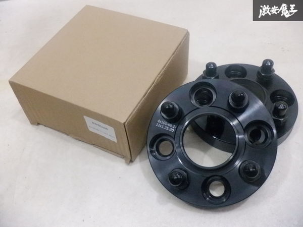 【未使用】 社外 20mm ワイドトレッドスペーサー ワイトレ 2枚 PCD100 4H ハブ径60.1mm M12×P1.25 スズキ エブリイ など 即納 棚2F-M-3拍卖