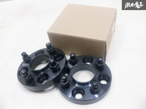 【未使用】 社外 20mm ワイドトレッドスペーサー ワイトレ 2枚 PCD100 4H ハブ径60.1mm M12×P1.25 ツライチ Kei キューブ 等 棚2F-M-3拍卖