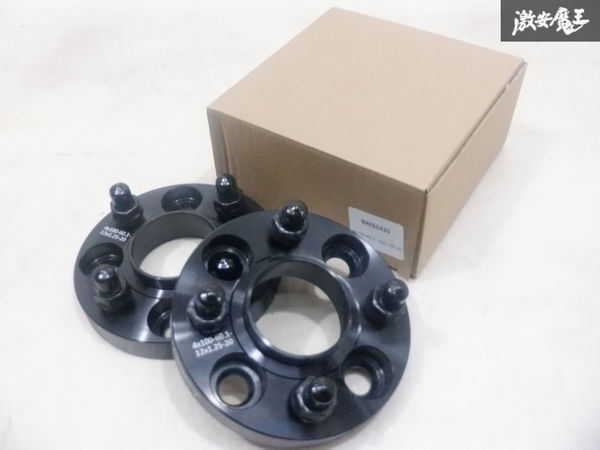 【未使用】 社外 20mm ワイドトレッドスペーサー ワイトレ 2枚 PCD100 4H ハブ径60.1mm M12×P1.25 ツライチ スズキ エブリイ 等 棚2F-M-3拍卖