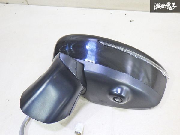 【保証付】日産 純正 E12 ノート 電動格納 ドアミラー サイドミラー ソリッド黒系 12P カメラ付 即納☆ 棚13-3拍卖