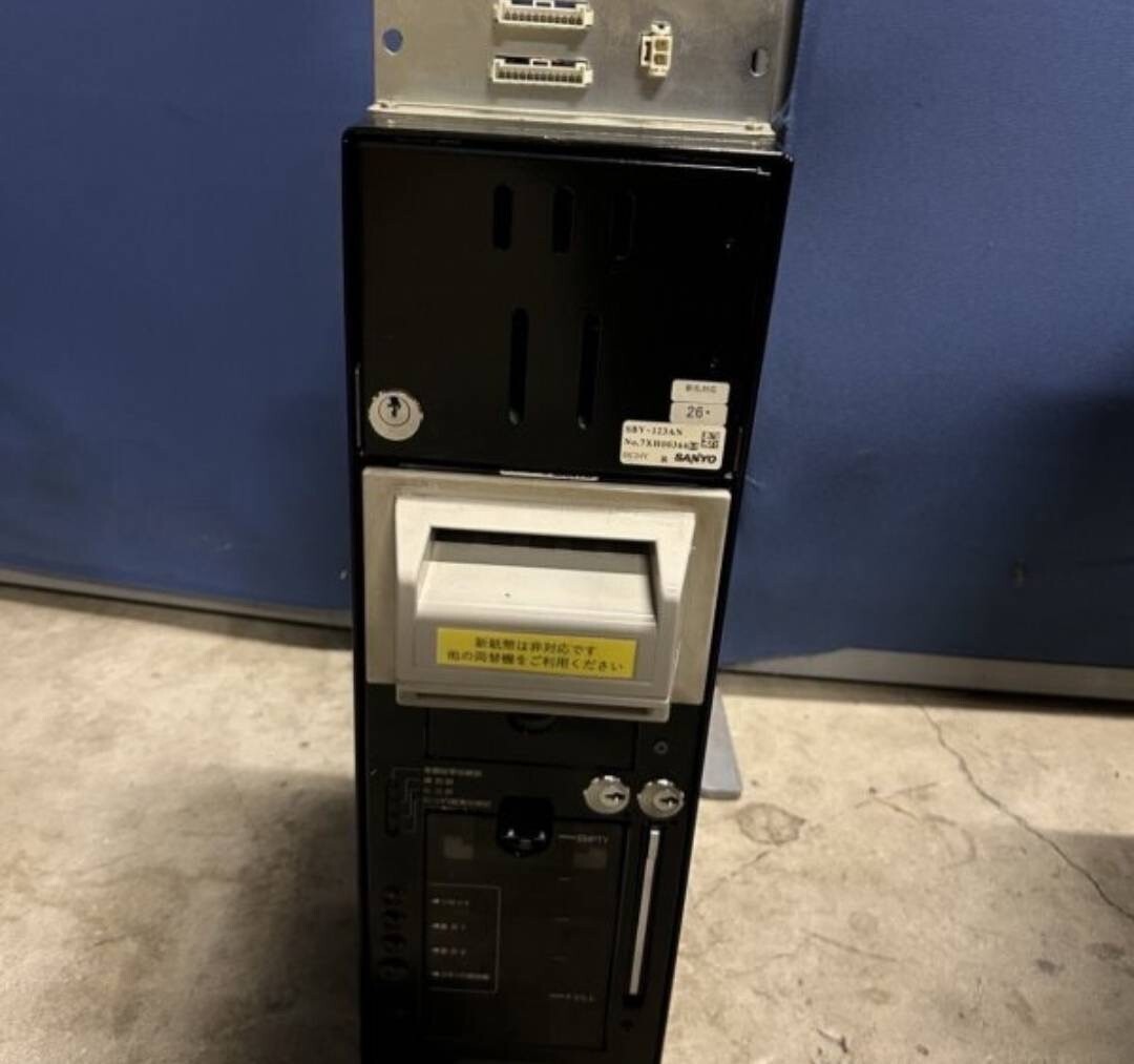 動作確認済み SANYO SBV-123SEN SBV-123AN シリーズ 専用識別部 紙幣識別機 ビルバリ 鍵付き(1)拍卖