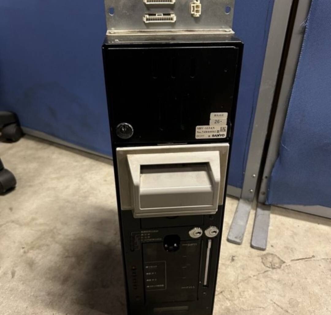 動作確認済み SANYO SBV-123SEN SBV-123AN シリーズ 専用識別部 紙幣識別機 ビルバリ 鍵付き(4)拍卖