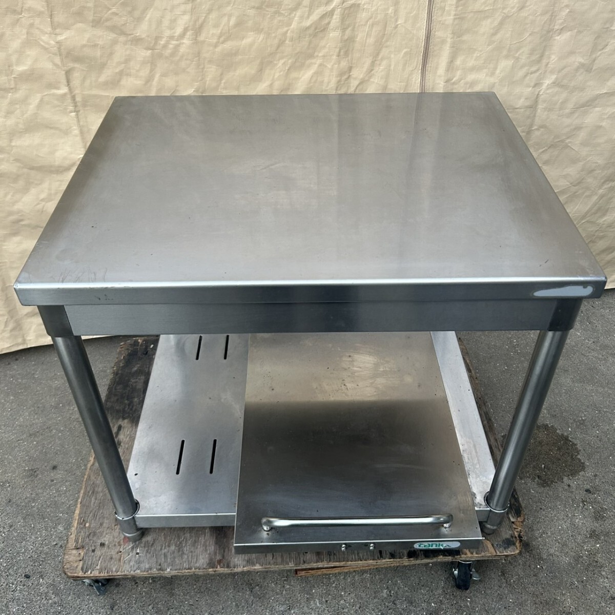 tanico タニコー 作業台 下段引き出し付き 業務用 ステンレス 調理台 厨房器具 拍卖