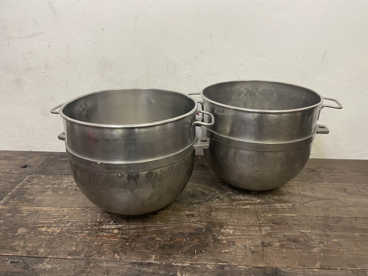 ミキサーボウル 2個セット 直径38.5cm メーカー 型式不明 業務用 厨房設備 (2)拍卖