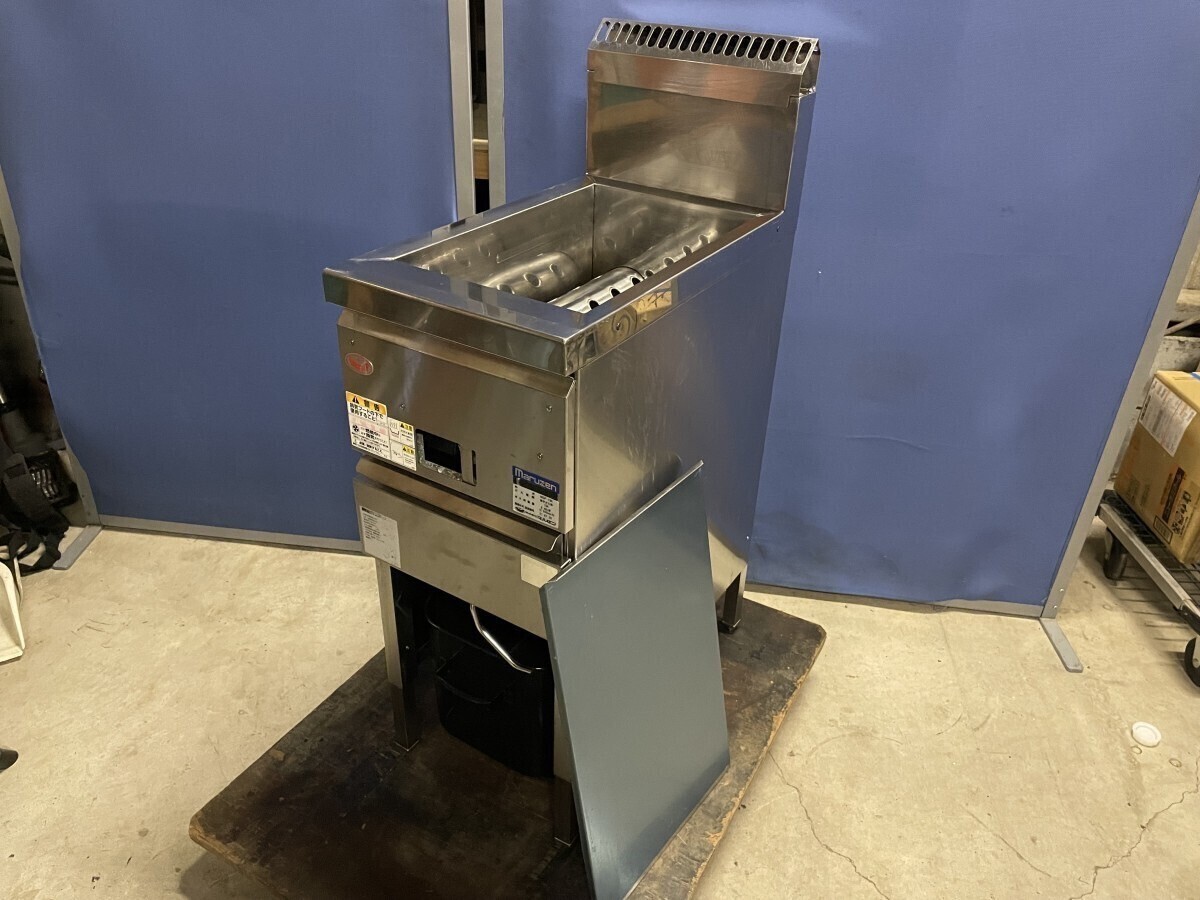 美品! 2021年製 Maruzen マルゼン MGF-13K ガス フライヤー 都市ガス 13A 厨房設備 業務用拍卖