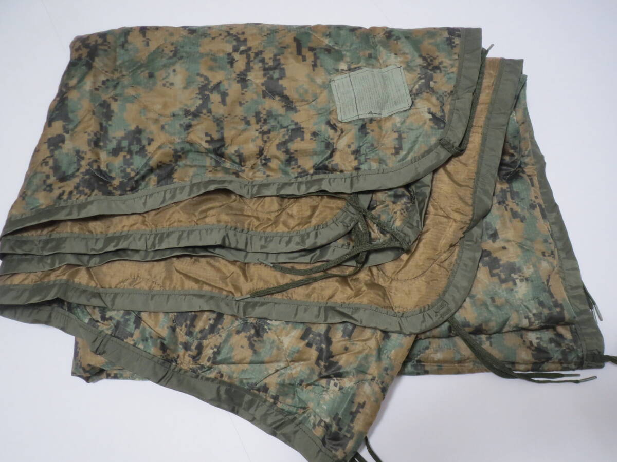 実物 入手困難 アメリカ海兵隊 USMC PONCHO LINER ポンチョ ライナー イラク アフガニスタン キャンプ 登山 サバゲ NO2拍卖