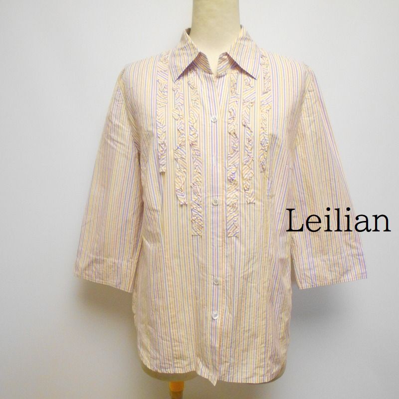 968009 Leilian レリアン 長袖 シャツ ブラウス 11【クリックポスト可】拍卖