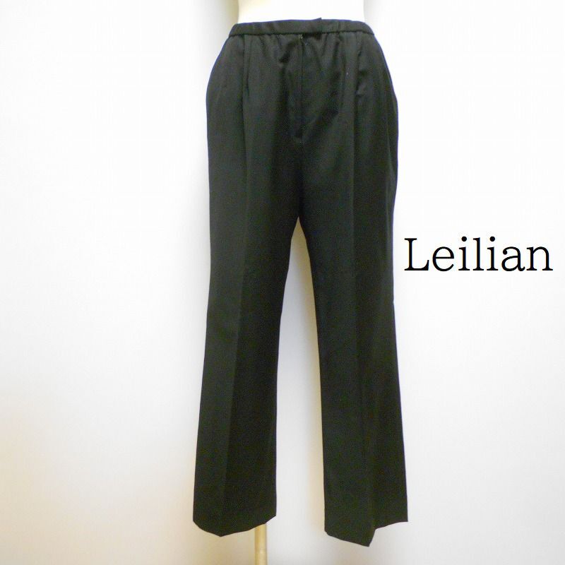 967989 Leilian レリアン 黒 パンツ 11拍卖