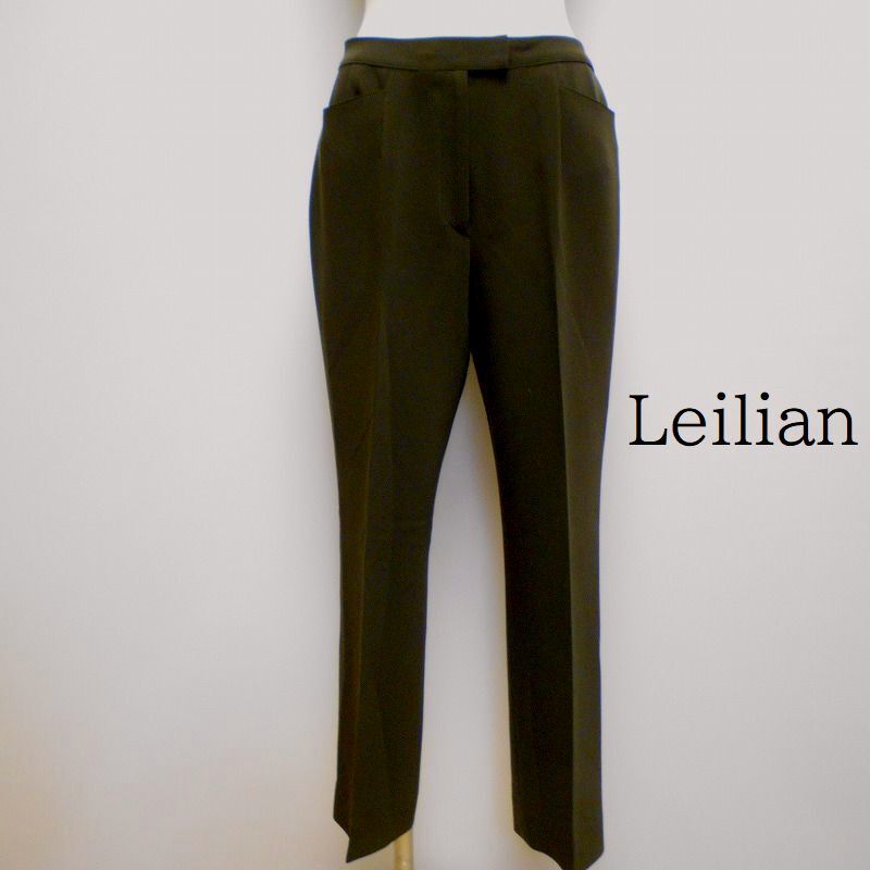 967981 Leilian レリアン 茶系 パンツ 11拍卖