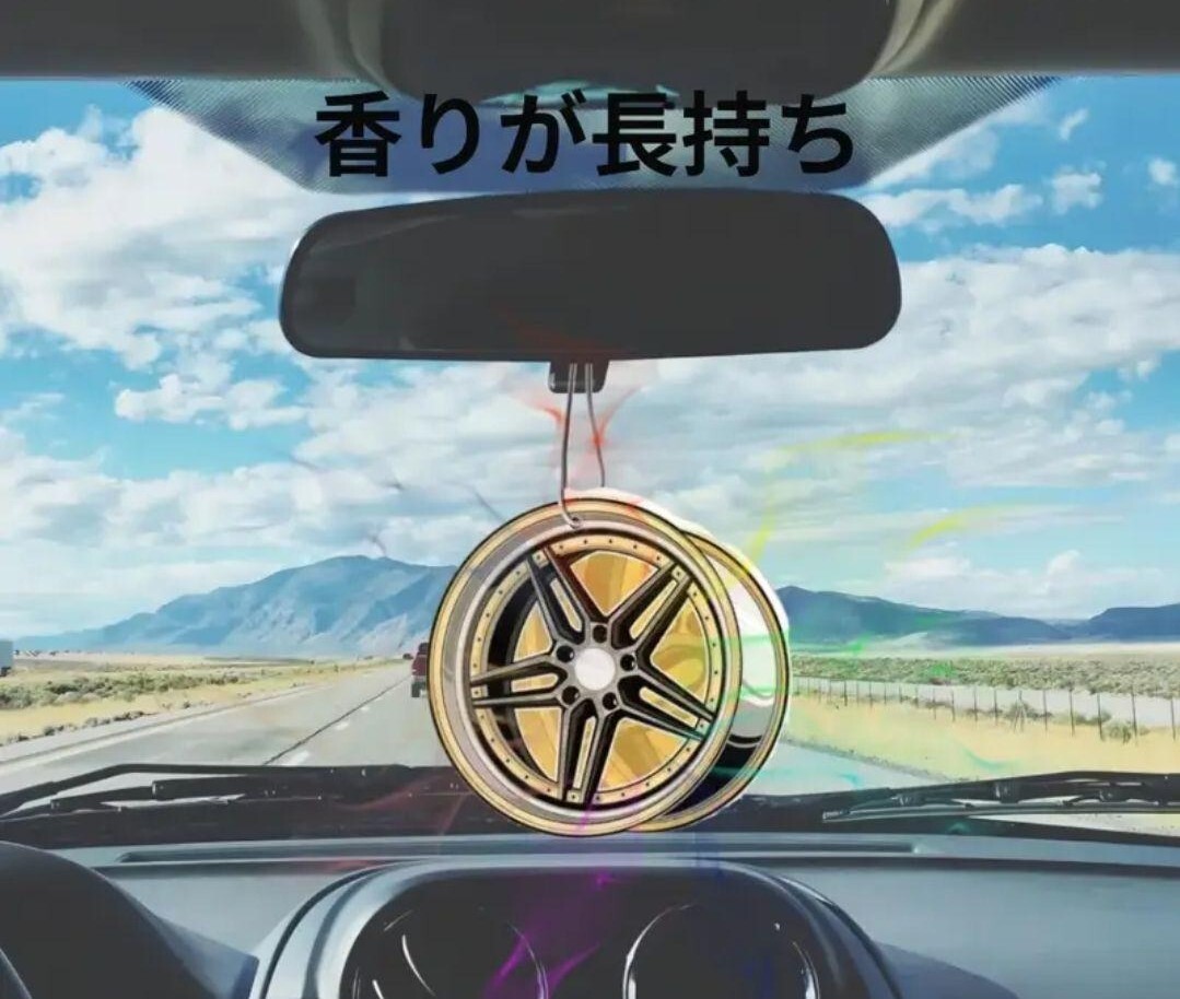 新品 エアーフレッシュナー ホイール 芳香剤 ゴールド 鍛造 鋳造 ヴィンテージ エアフレッシュナー アメリカン拍卖