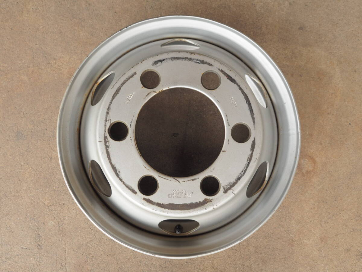 P302 送料無料 TOPY DM2P 17.5x6.00 115-9CS 1本 6Jx17.5 +115 PCD222.25 6穴 鉄ホイール ダイナ エルフ キャンター デュトロ拍卖