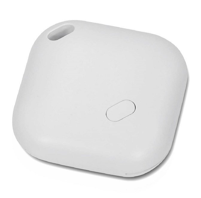 【最新ミニタイプ Apple社認証品/iPhone専用】★ナノサーチタグ/エアタグ)ホワイト【1個】★落とし物・探し物を位置表示で解決♪拍卖