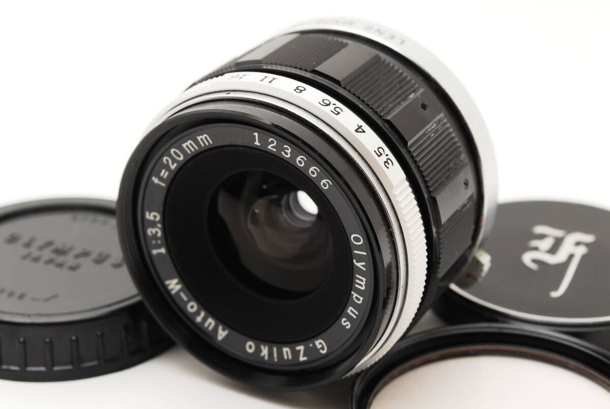 Olympus G.Zuiko Auto-W 20mm F3.5 オリンパスのマニュアルフォーカスレンズ PEN F FT FV用拍卖