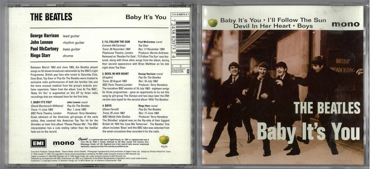 CD-THE BEATLES Baby it's You拍卖