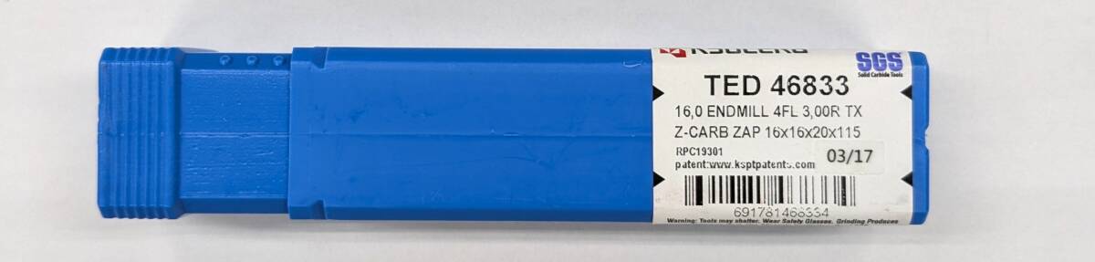 京セラ ソリッドエンドミル TED46833 KYOCERA 1本拍卖