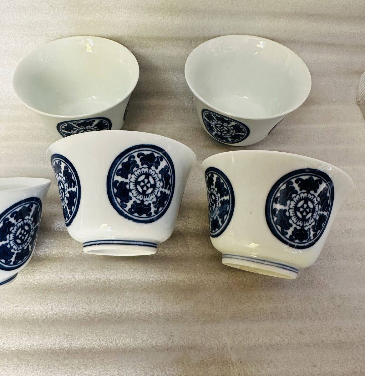 有田焼 秀峰 茶道具 和食器 湯呑 5客セット拍卖