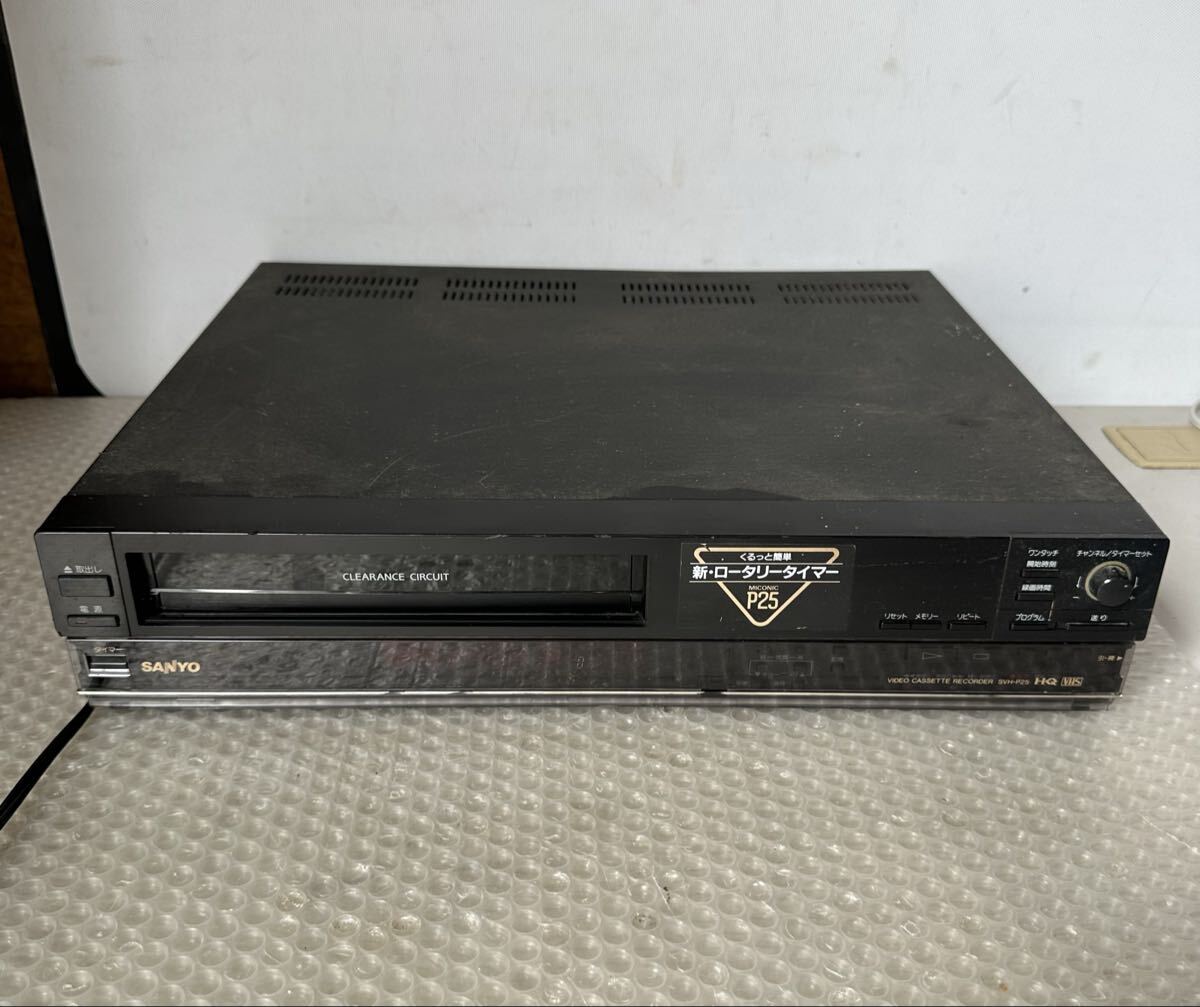 SANYO ビデオカセットレコーダー SVH-P25【通電ジャンク品】拍卖