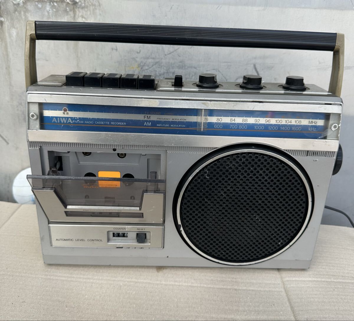 昭和レトロ AIWA ラジオカセットレコーダー MR2900 【ジャンク品】拍卖