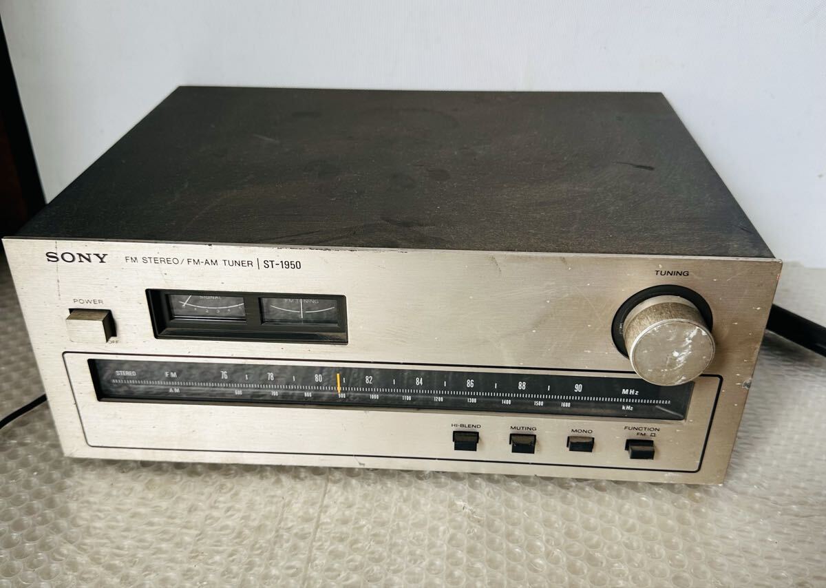 SONY ST-1950 チューナー オーディオ機器【通電ジャンク品】拍卖