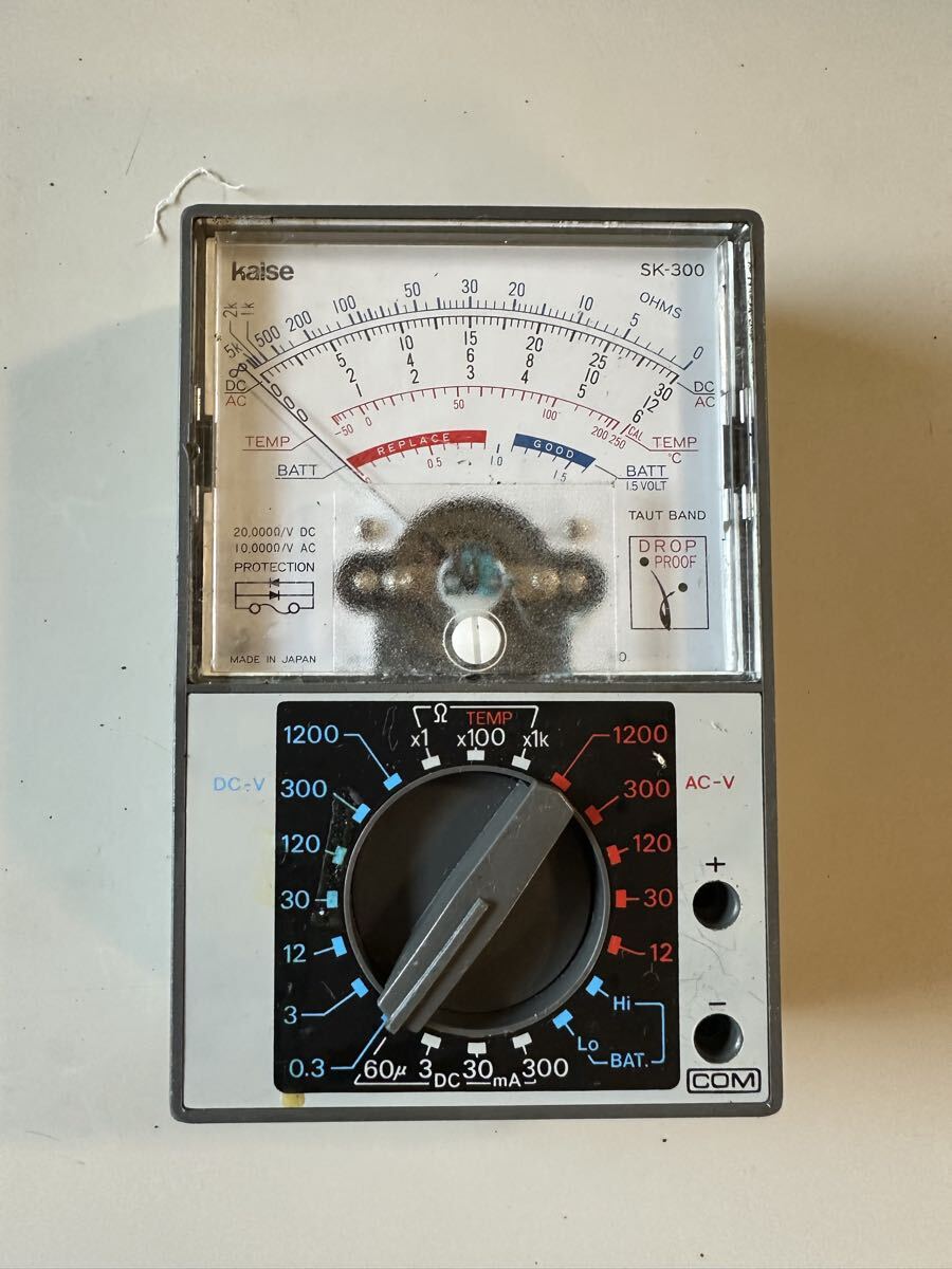 kaise SK-300 アナログマルチテスター 測定器【動作未確認ジャンク品扱い】拍卖