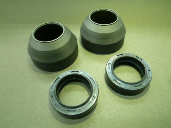 スズキ マメタン QR50 純正新品フォークシール オイルシール+ダストシール 各2個1台分 オーバーホール レストア拍卖