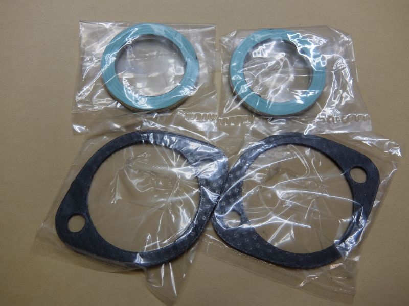 RZ350 RZ250 エキゾースト フランジ ガスケット 3層式 1台分 4L3 4UO チャンバー拍卖