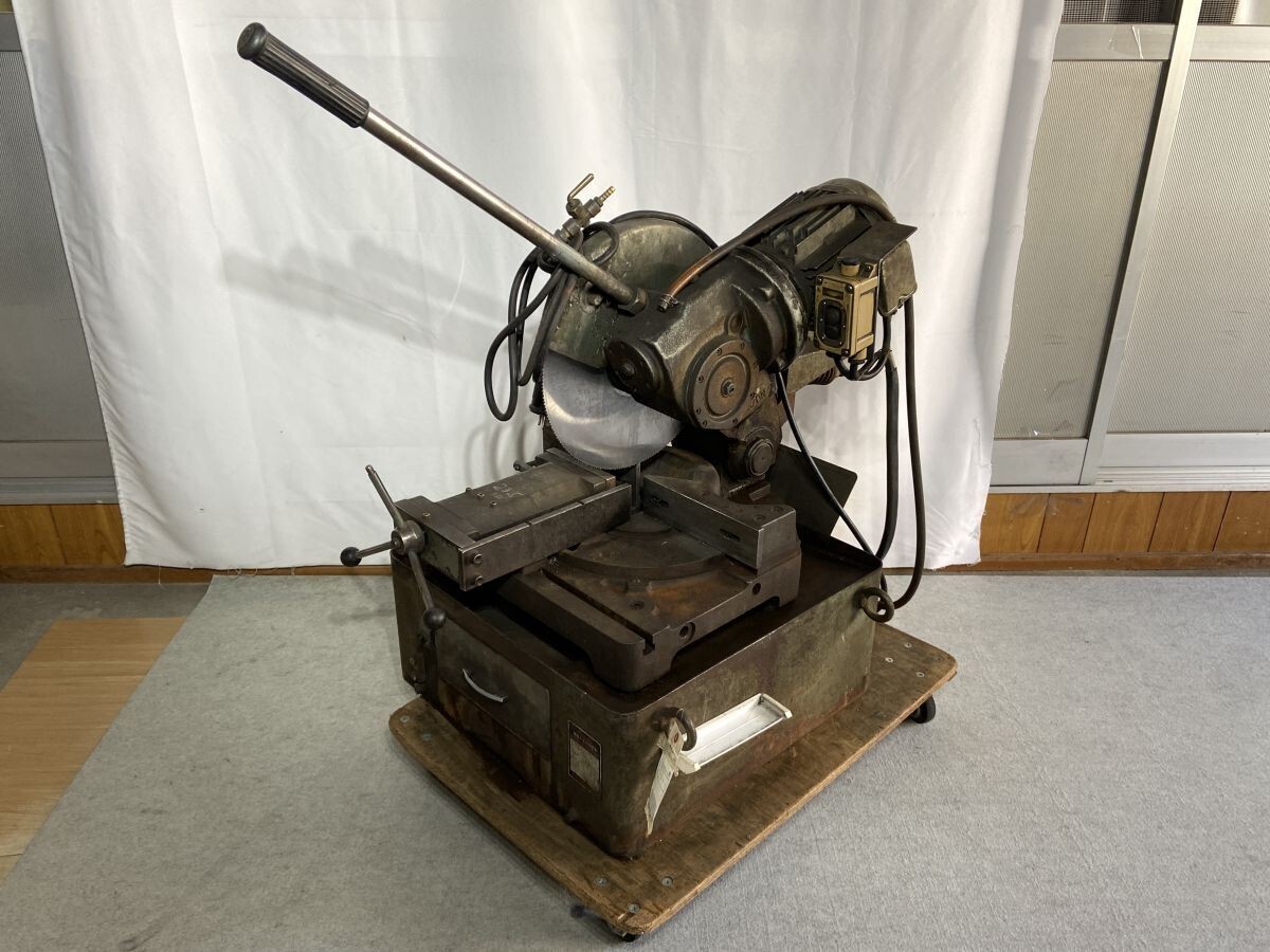 【M927】直接引き取り限定 中古○Kosoku 高速電機 精密メタル切断機 KCM-370N 動作OK 200V三相 金属加工 切断 メタルソー拍卖