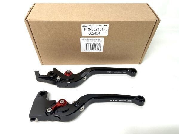 【A505】未使用 Evotech Performance エボテック フォールディングレバーセット クラッチ+ブレーキ Triumph Steve Mcqueen PRN002451 b拍卖