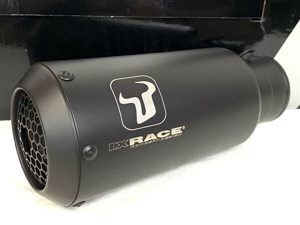 【G853】未使用/保管品 IXRACE BENELLI TRK 502 MK2B スリップオン マフラー AB5235SB ブラック b拍卖