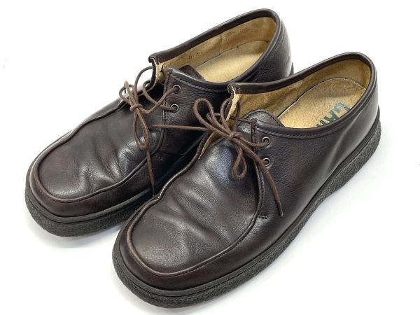【M380】CAMPER カンペール ワラビー シューズ ブラウン系 サイズ41 26cm メンズシューズ拍卖