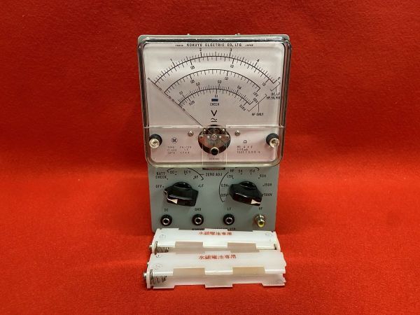 【M559】希少 当時物 KOKUYO 國洋電機工業 電子電圧計 FA-120 PV-200 昭和44年 ヴィンテージ b拍卖