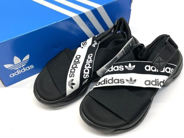 【R161】新品 未使用 adidas original アディダス オリジナル MAGMUR SANDAL W サンダル 23.5cm EF5850 レディース ホワイト ブラック b拍卖