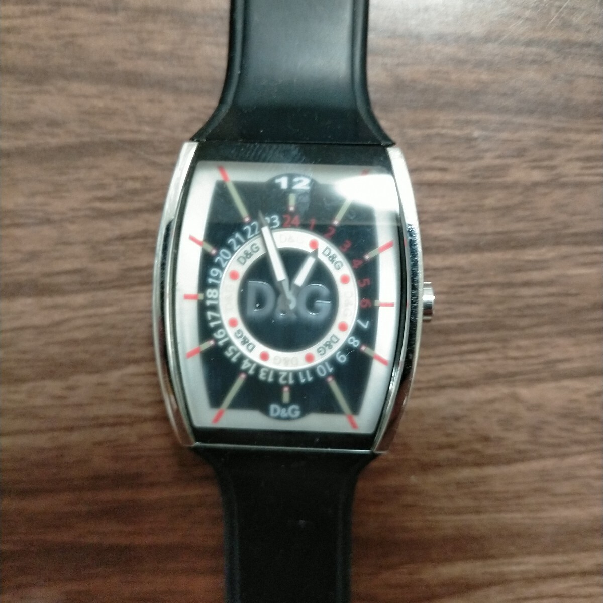 D&G TIME アナログ腕時計 ブラック メンズ レディース 【電池切れ】拍卖
